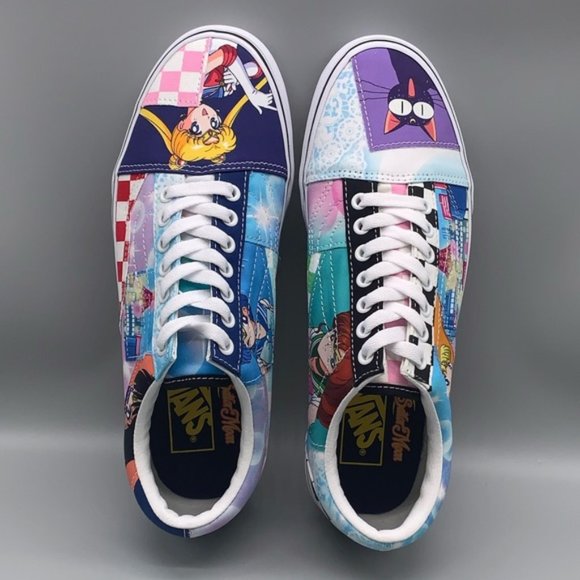 Sailor Moon Old Skool 'Pretty Guardian - Patchwork' - Men's 9.5